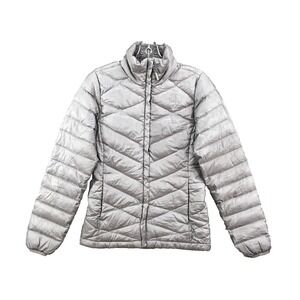 The North Face Aconcagua 550 Goose Down Puffer Jacket Womens XS Gray Outdoor